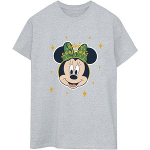 Li-cense Disney dames minnie mouse vrolijk kerstmis katoenen vriendje t-shirt