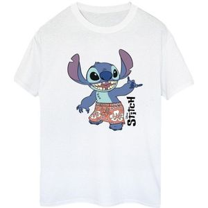Li-cense Disney dames lilo & stitch bermuda shorts katoenen vriend t-shirt