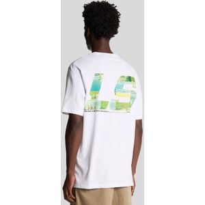 Lyle & Scott - Polaroid Graphic T-shirt - Wit