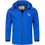 Arctic Seven - Softshell Jas - Blauw - Heren - Waterafstotend