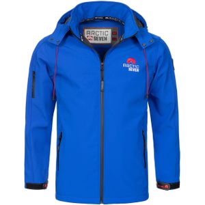 Arctic Seven - Softshell Jas - Blauw - Heren - Waterafstotend