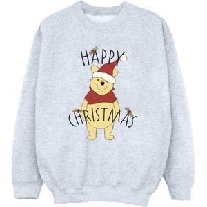 Li-cense Disney dames winnie the pooh vrolijk kerstmis holly sweatshirt