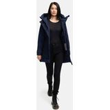 NAVAHOO Wintermantel 'Prinzessin 14'  zwart