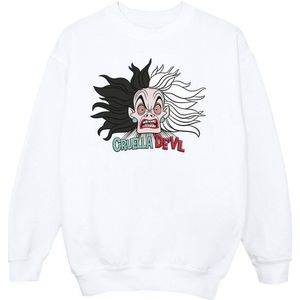 Li-cense Disney dames villains crazy cruella de vil sweatshirt
