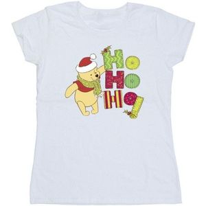 Li-cense Disney dames winnie the pooh ho ho ho sjaal katoenen t-shirt