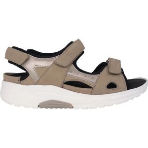 Waldläufer - H-Yvonne - Dames Sandaal - Taupe - Nubuckleer - Klittenbandsluiting