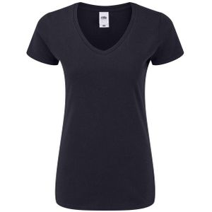 Fruit of the Loom - Dames Iconisch V Hals T-shirt - Katoen