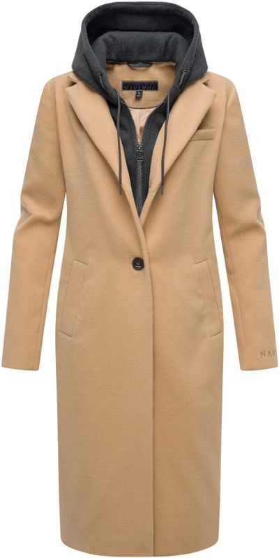 Navahoo - Kekstraum - Dames Overgangsmantel - Met Uitneembare Hoodie-inzet