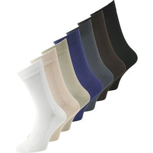 JACK & JONES - Set van 7 Paar Effen Kousen - Multicolor - Katoen