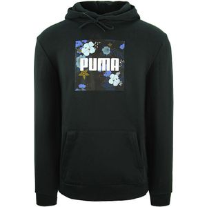 Puma - Graphic Logo - Pullover - Zwart - Lange Mouw - Heren Hoodie