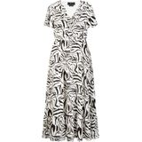 faina jurk - zebraprint caneva