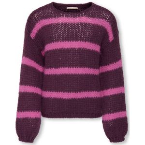 ONLY - KIDS ONLY GIRL - Trui - Grof Gebreide Streepprint