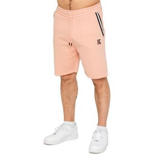 Kruze - Heren Fleece Korte Broek - Tape - Zwart