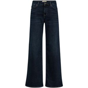 MOS MOSH - MMDara Hera - Jeans - Donkerblauw - Wide Leg - Mid Waist