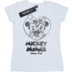 Li-cense Disney dames mickey en minnie mouse sinds 1928 katoenen t-shirt