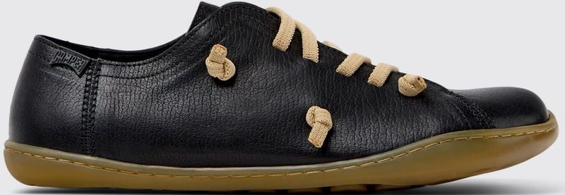 Schoenen - Sneakers - Effen - Glad Leer - Snoersluiting