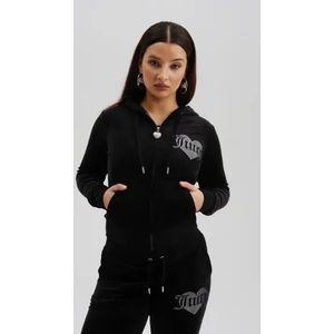 Juicy Couture Robertson heart diamante hoodie with pants