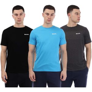 Bench - Lirrik - T-shirts - Grijsblauw - 3 Pack