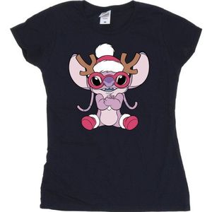 Li-cense Disney dames lilo & stitch engel rendier katoenen t-shirt