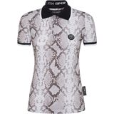 Plein - Sport Shirt - Grijs - Python - Poloshirt