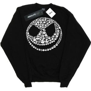 Li-cense Disney heren nightmare before christmas jack skull collage sweatshirt