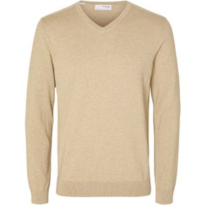 Selected Berg pullover v-neck kelp