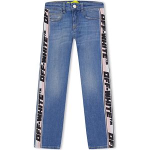 Jeans - Lichtblauw - Juniors - Off White Logo Band Denim