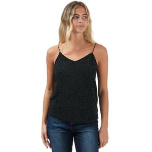 Only - Carolla - Hemdtopje - Zwart - Glitter