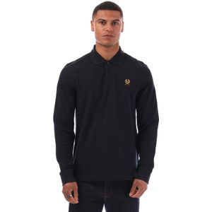 Belstaff - Longsleeve Polo Shirt - Inkwell