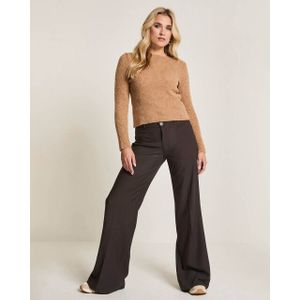 Para Mi - Broek Scotty Crepe - Bruin - Dames Jeans