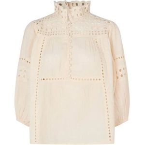 Second Female - Brunie Blouse - Wit - Katoen