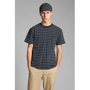 Anerkjendt Curv stripe t shirt sky captain 900122