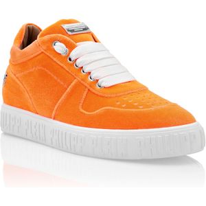 Philipp Plein - Velvet Lo-Top Sneakers - Oranje