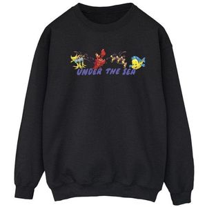 Li-cense Disney dames de kleine zeemeermin onder zee sweatshirt