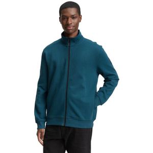 TOM TAILOR DENIM - Sweatvest - Donkergroen