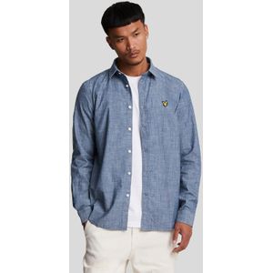 Lyle & Scott - Chambray Shirt - Blauw - Overhemd