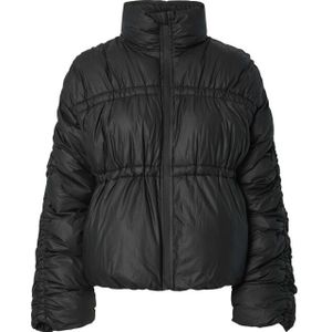 Y.A.S - Yasflick LS Short Padded Jacket - Zwart - Winterjas