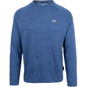 Trespass - Adamo - T-shirt - Zwart - 100% Polyester, Reflecterend Detail, Gaaspaneel