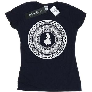 Li-cense Disney dames alice in wonderland cirkel katoenen t-shirt