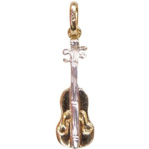 Christian Bicolor gouden viool hanger