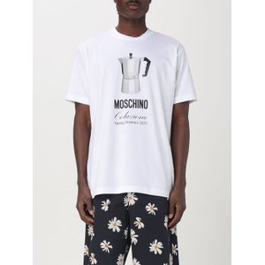 Moschino - T-Shirt - Zwart - Katoen - Retro-Stijl Print