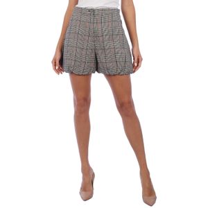 Emporio Armani - Korte Broeken - Veelkleurig - Hoge Taille - Dames - Katoen