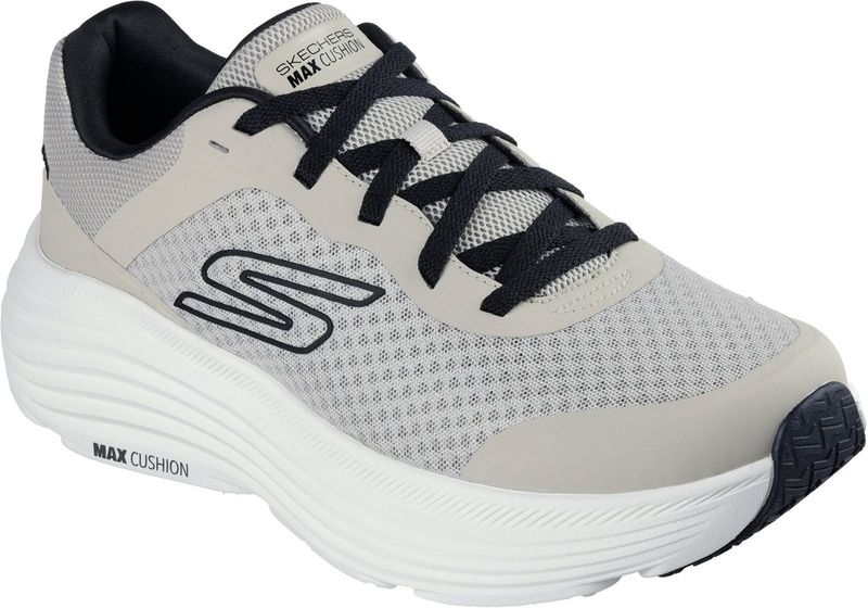 Skechers - Max Cushioning Endeavour - Hardloopschoenen - Taupe/Zwart