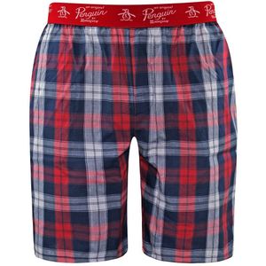 Penguin - Lounge - Korte Broek - Navy/Rood