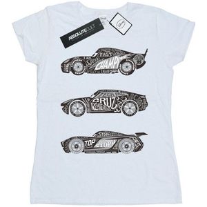 Li-cense Disney dames cars tekst racers katoenen t-shirt