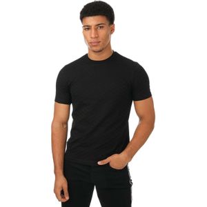 Emporio Armani - Heren T-shirt - Zwart - Katoen