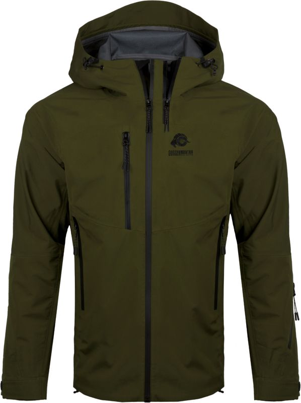 GUGGEN - Ultra Shell Jacket HD09 - Hardshell Jack - Olijfgroen - 3-Laags Waterdicht