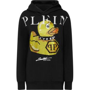 Philipp Plein - Hooded Sweatshirt Duck - Wit - Katoen
