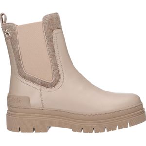 Enkellaarsjes voor dames Tommy Hilfiger in beige