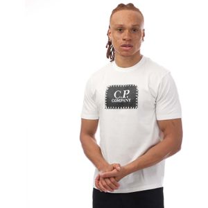 C.P. Company - 30/1 Jersey Label - T-shirt - Wit